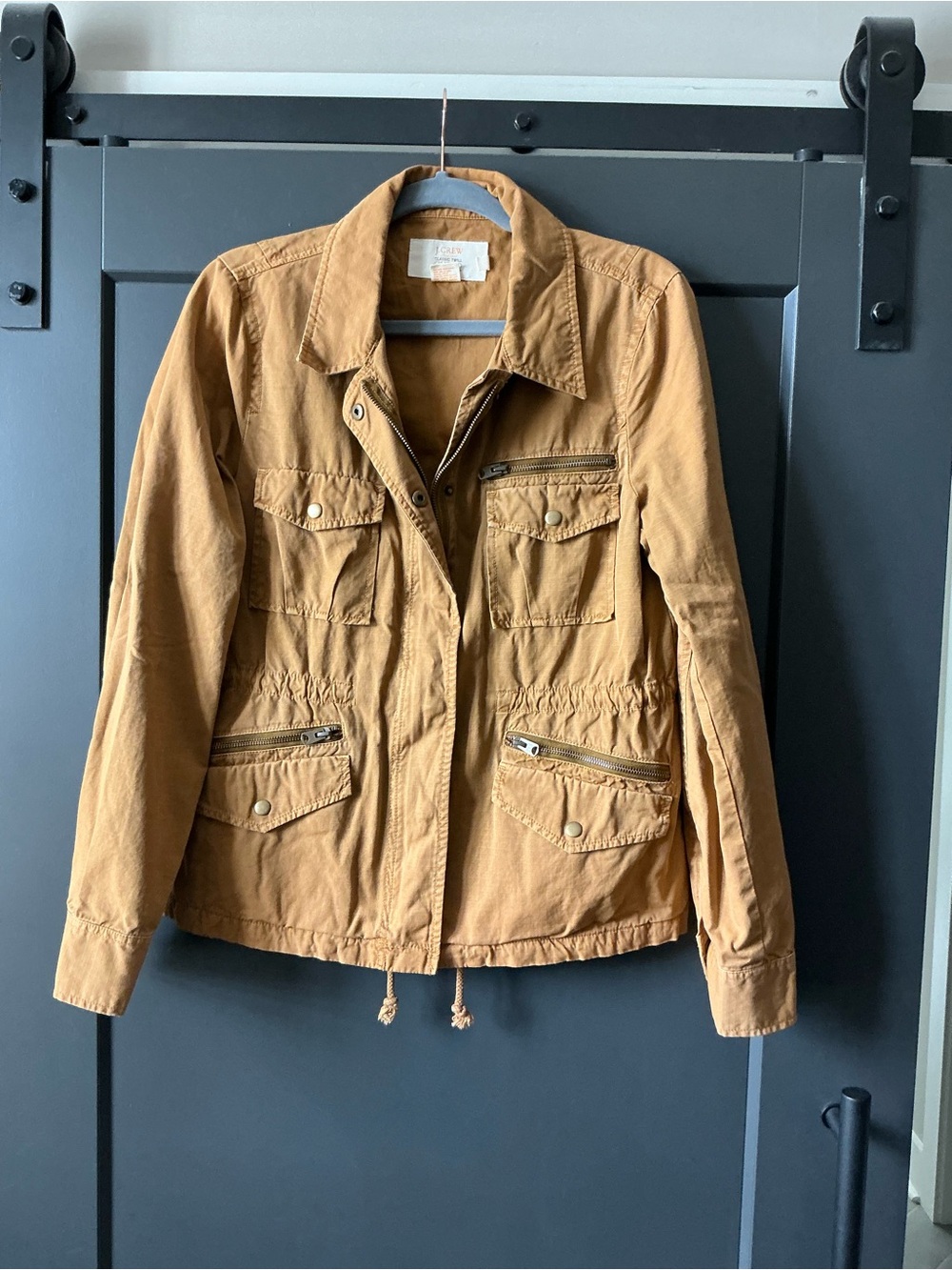 J. Crew Women’s Casual Utility Jacket - Tan